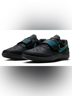 Nike Zoom Rotational 6 Track Throwing Shoes Black Spruce Men's 9 FZ9606-001